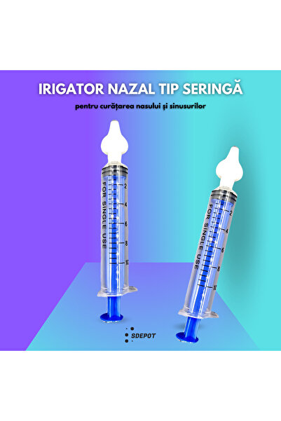 SDEPOT ® syringe-type nasal irrigator, for washing the nose, cleaning the sinuses