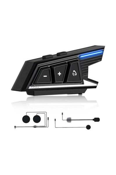 Generic سماعة بلوتوث للدراجات النارية BT40 مع ميكروفونات ناعمة وصلبة، وتقنية تقليل الضوضاء CVC، وتصنيف IPX6