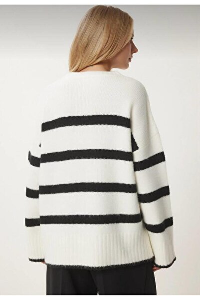 hedef giyim Oversized Crew Neck Plain Knit Sweater