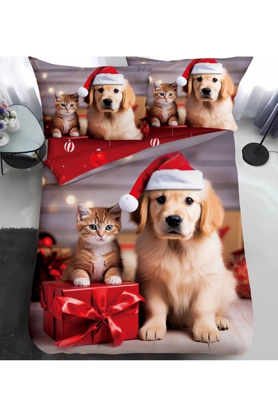 naniland.ro Christmas bed linen for one person 4 pieces Noctura CR082