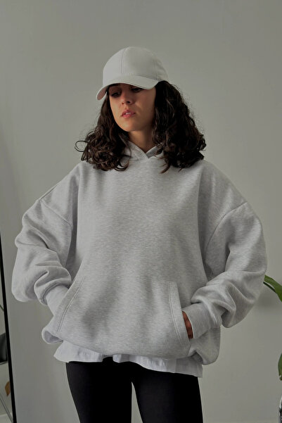 BayBayan Women's Loose Fit Comfortable Casual Hooded Sweatshirt