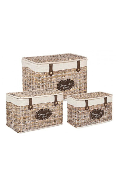 Bizzotto Set of 3 Provencal Storage Baskets