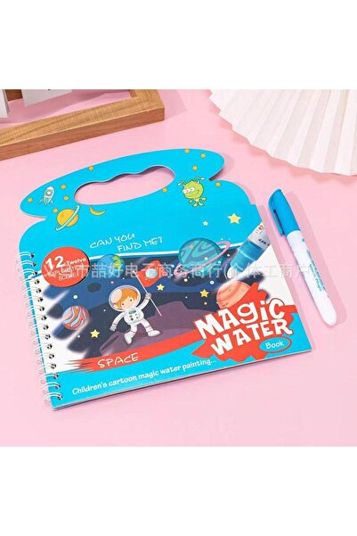 Magic Water Uzay ve Gezegen Water Painting - Sihirli Özel Kalem iIe Boyama Ki...