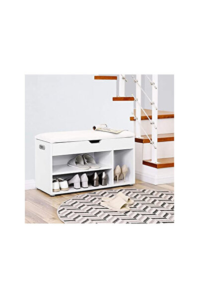 Talis Vasagle Shoe Rack, White, LHS30W