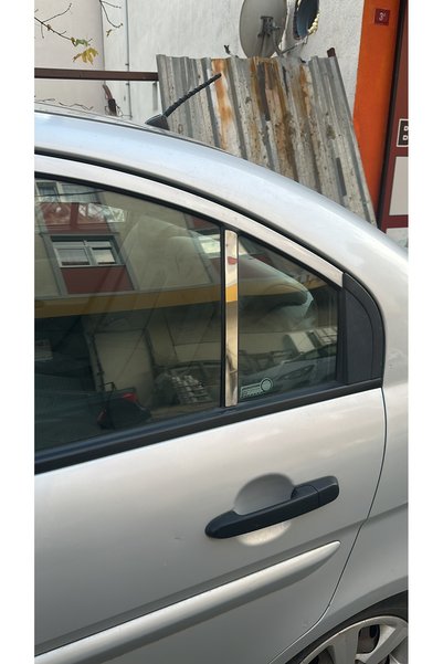 Kml34tuning55 Hyundai Accent Era Kapı Direği Krom Paslanmaz Çelik 2 Parça Cam Direk