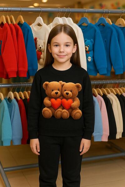 playwear Παιδικό Βαμβακερό Σετ Φούτερ με στάμπα HEART 2 BEARS για ΗΛΙΚΙΕΣ 3-4...