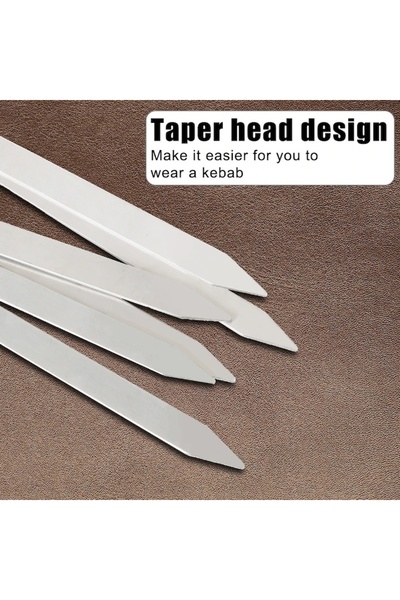 RABY Set of 6 grill skewers 58 x 1.4 cm, metal