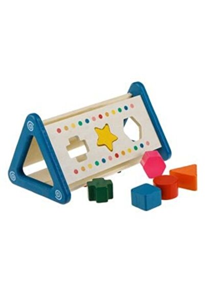 OEM Triangular Shape Sorter Toy with Shapes & Gear Wheels 23.5 x 14 x 12.5 cm