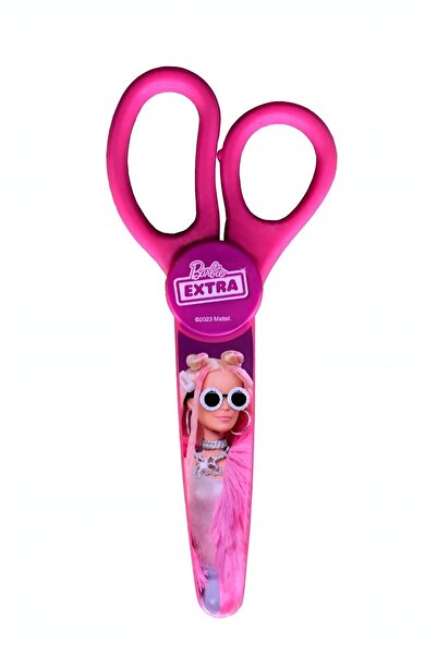 BARBIEE Lisanslı Extra Korumalı Ucu Küt Okul Makası - 1 Adet