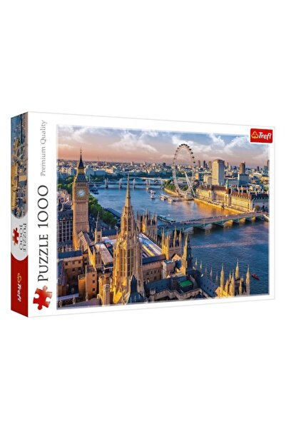 Trefl Puzzle - Londra Tamisa, 1000 de piese, multicolor, 68,3 x 48 cm