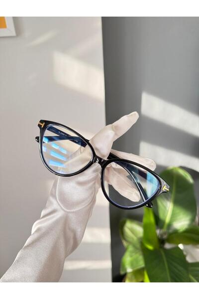 LOOKUP NEW Cat Eye Cat Eye Bone Transparent Women Men Unisex Blue Light Protecting Screen Glasses Eyewear