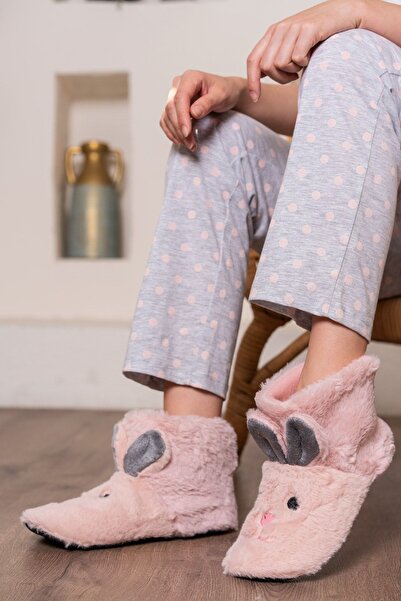 Slipcat Home Boots Powder Color Women's Home Boots Children's Slippers Home Boots