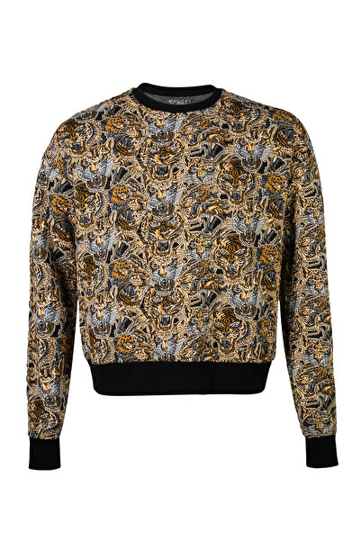 El dueno سترة كلاسيكية من سلسلة كلاسيكو بلون ذهبي-أسود بتصميم الشارع القديم ل...