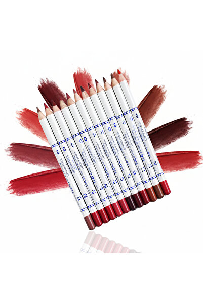 FANCY BEAUTY قلم تحديد شفاه 12لون