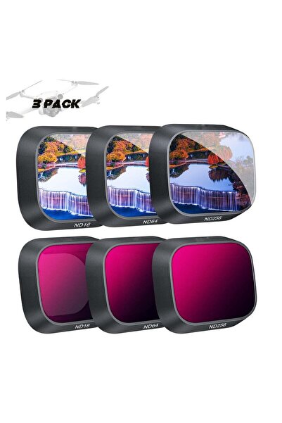 Generic ND Filters Compatible with DJI Mini 3 Pro/RC, 3-Pack (ND16+ND64+ND256) Multi-Coated