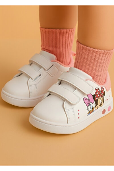 moon glow Orthopedic Lighted Velcro Lightweight Comfortable Soft Flexible Baby Girl First Step Shoes New Season 2025