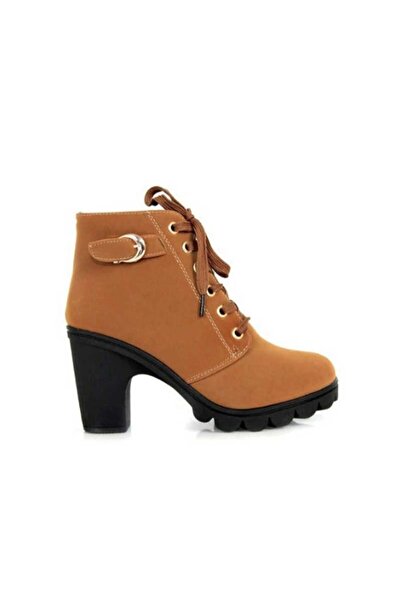 Generic High Top Stylish Ankle Boots Brown
