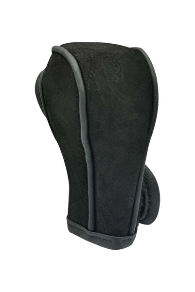 Roca High Grade PU Leather Car Gear Shift Knob Cover (Black)