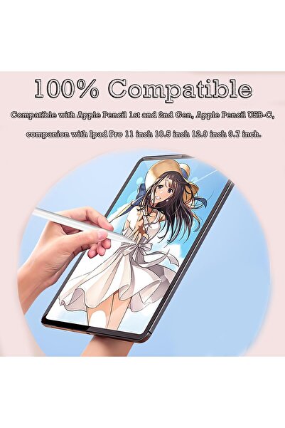 m.tk moveteck Apple Pencil 2Nd/1St Generation Durable 12-Pack Replacement Pen Nibs Case for iPad Mini/Air for Nesil Pencil Pro/Usb-C