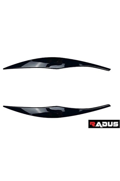 RADUS Headlight covers for BMW 3 Series E90 E91, glossy black, 100% new, piano black, set of 2 pieces