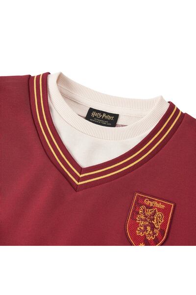 Giordano Junior's Harry Potter Oversize V-Neck Style Sweatshirt