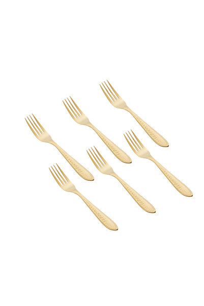 ABAREEK 30-piece gold-colored stainless steel cutlery set