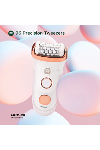 Green Lion 2 In 1 Epilator - Shave, Trim, Epilate - White