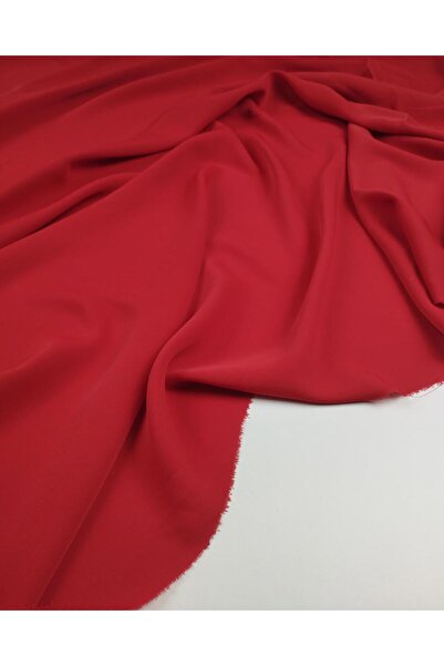 Kumaş Parça Κρεπ σιφόν σε κόκκινο χρώμα (Πλάτος 145 cm x Μήκος 160 cm)