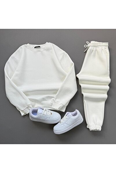 KONSEPT35 Set de trening pentru bărbați guler rotund