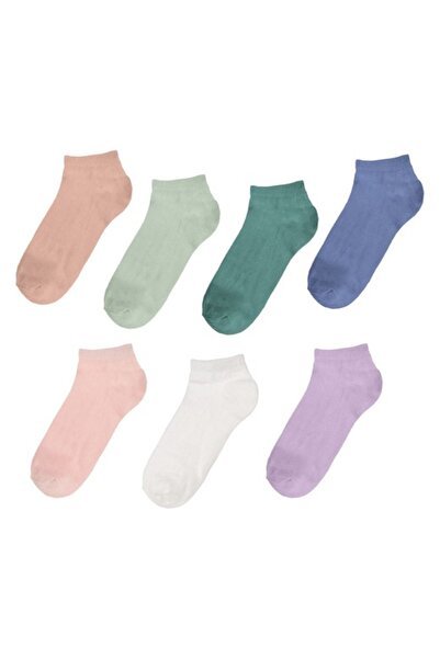 MYONNA IT & E- COMMERCE Women's Short Socks, Set of 7 Pairs, Multicolor