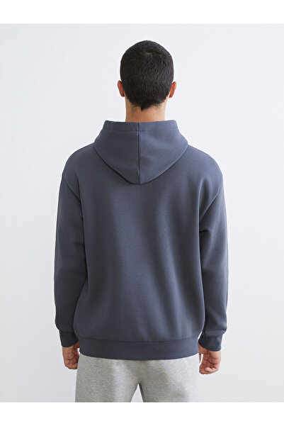 LC Waikiki με τύπωμα Ανδρικό χοντρό φούτερ με κουκούλα