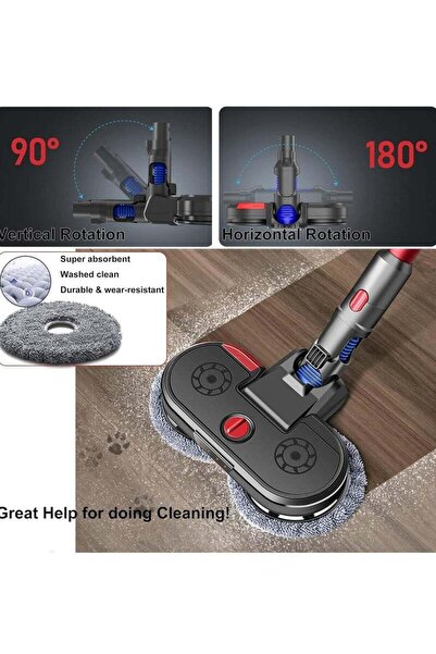 Generic Electric Mop Head Attachment for Dyson V7 V8 V10 V11 V15