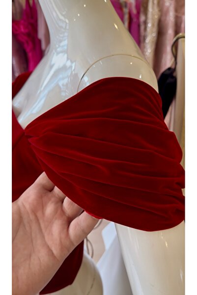 Misoria Red velvet corset