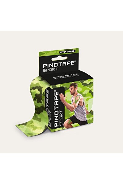 PinoTape Pino Tape Sport Kinesiology Vücut Bandı-5cmx5m-Kamuflaj