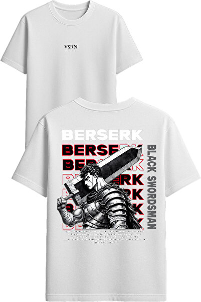 VSRN تي شيرت شيفوليه ديزاين مطبوع أبيض قصة فضفاضة
