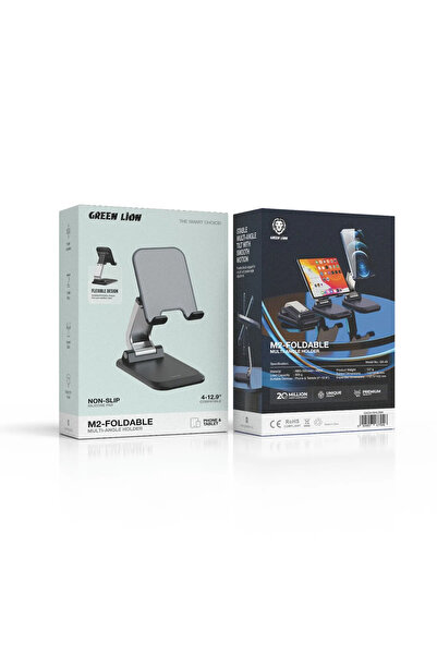 Green Lion M2-Foldable Multi-Angle Holder - Black