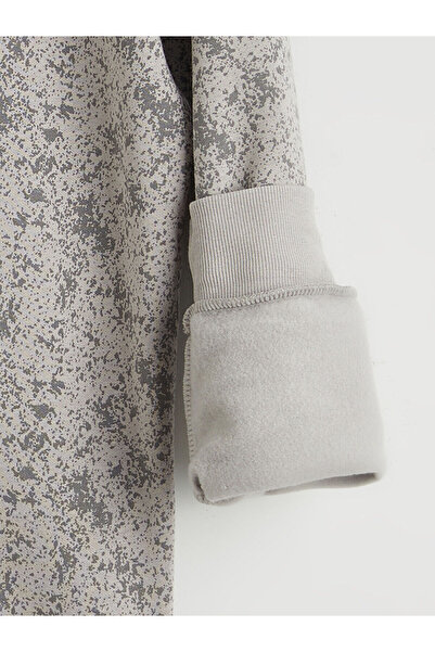 LC Waikiki Ανδρικό χοντρό φούτερ με στάμπα με λαιμόκοψη