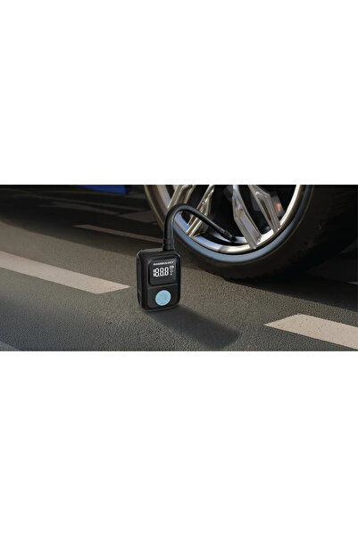 Powerology 48W Bicycles & Bikes Fast Tire Inflator 150 Psi 600Mah - Black