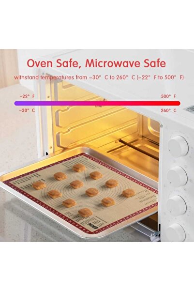 BBQ Silicone mat for kneading and baking 60cm/50cm