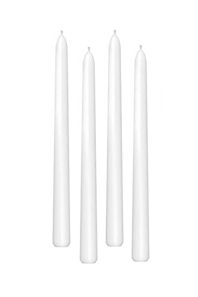 Generic 10 Inch White Taper Candles, 4 Packs Unscented Candlesticks for Dinne...