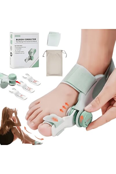 Full Abundance Corector reglabil pentru degetele de la picior Hallux Valgus cu separator medical din silicon