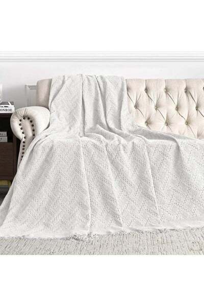 Primo Plus Rustic Bohemian Sofa Cover - Double-sided, Tassel, Washable, Waterproof