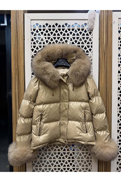 hiilalcollection KÜRK YAKA ŞİŞME MONT