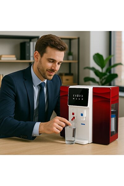 7LIFE Water Dispenser with Filtration and Digital Touch Display — Cold, Hot & Room Temperature, Filtrati