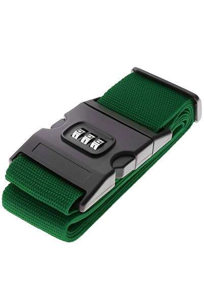 Boldy Combination Suitcase Belt - Combination Suitcase Belt - Adjustable Suitcase Safety Belt - Combination Bag Belt