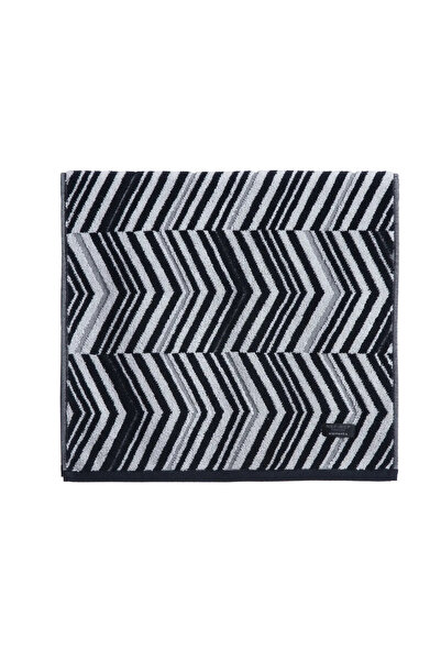 Nef Nef Homeware Face Towel Armin 50x90 Grey Black