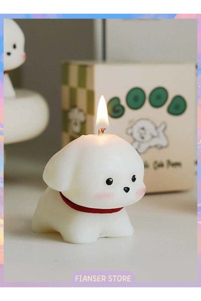 Generic Candles Handmade Dog Puppy Home Scented 5 Hours Fragrance Aromatherap...