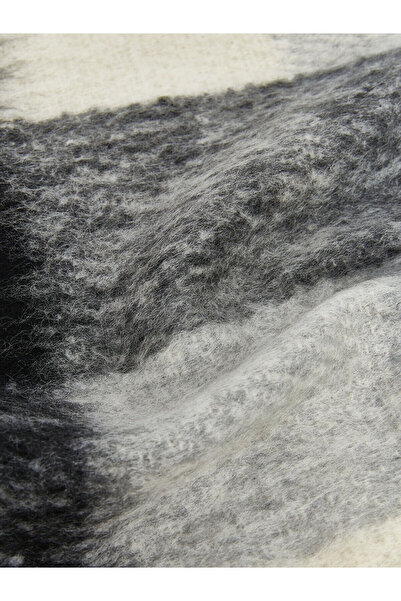 LC Waikiki Vizyon New Season Fringed Plaid Patterned Women's Scarf