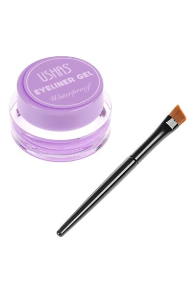 MYONNA IT & E- COMMERCE Ushas Gel Eyeliner Lilac with Brush 3.3g