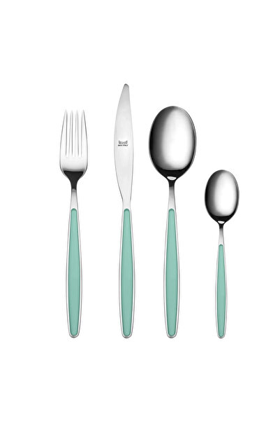 Mepra Cutlery Set 24Pcs Caramella Aquamarine -